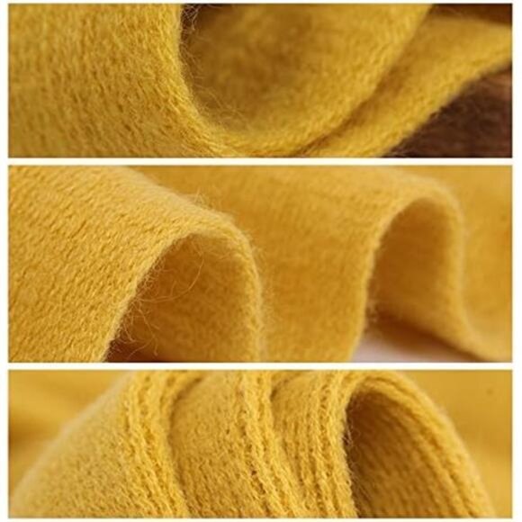 Womens Warm Winter Infinity Scarves Set Blanket Scarf Pure Color - Picture 7 of 7